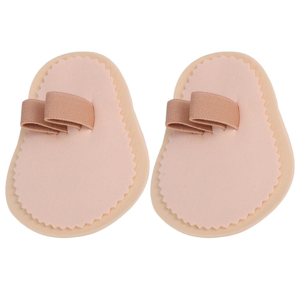 2 Pcs Breathable Mallet Toe Overlapping Toe Straightener Pad 2-Toe Spreader Corrector for Adults Kids (Fresh Color)