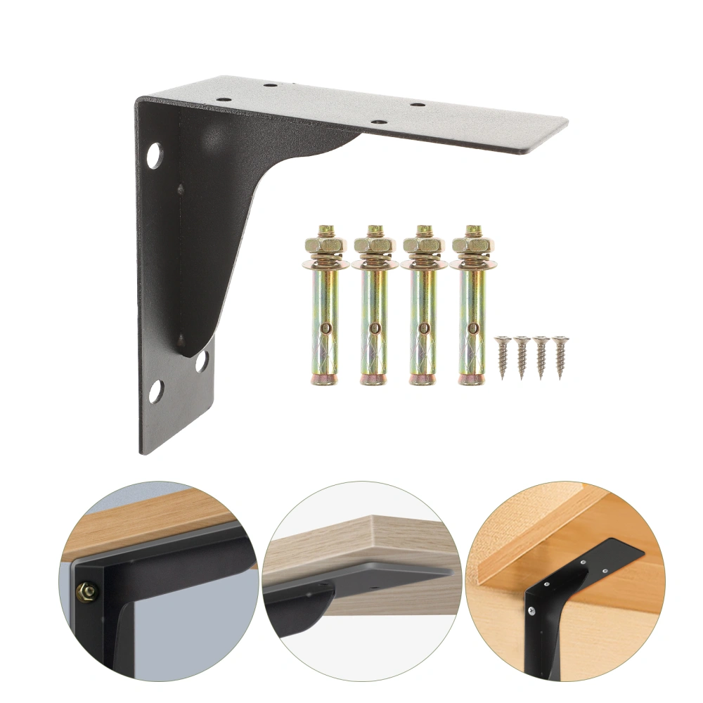 Angle Shelf Brackets Heavy Duty Shelf Brackets with Screws for Shelves Support DIY