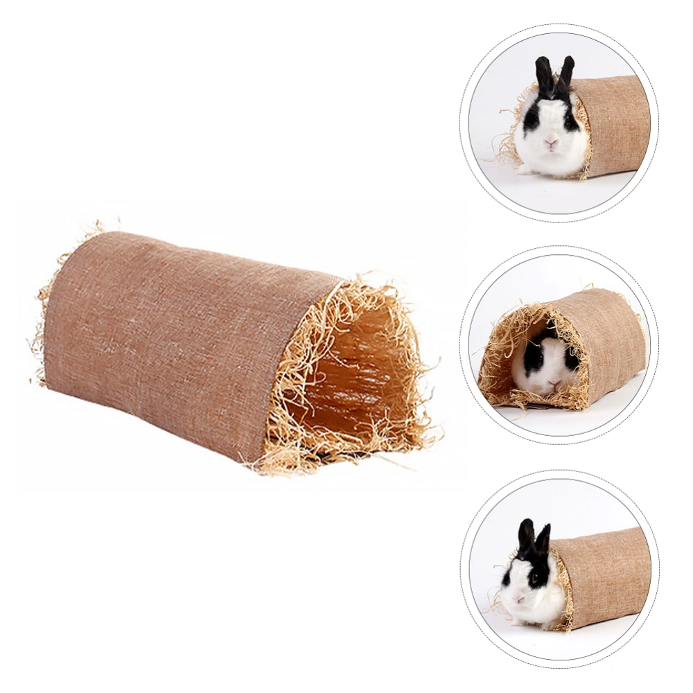 Rabbit Grass Nest Pet Sleeping Lounge Bed Adorable Small Pets Tunnel Nest