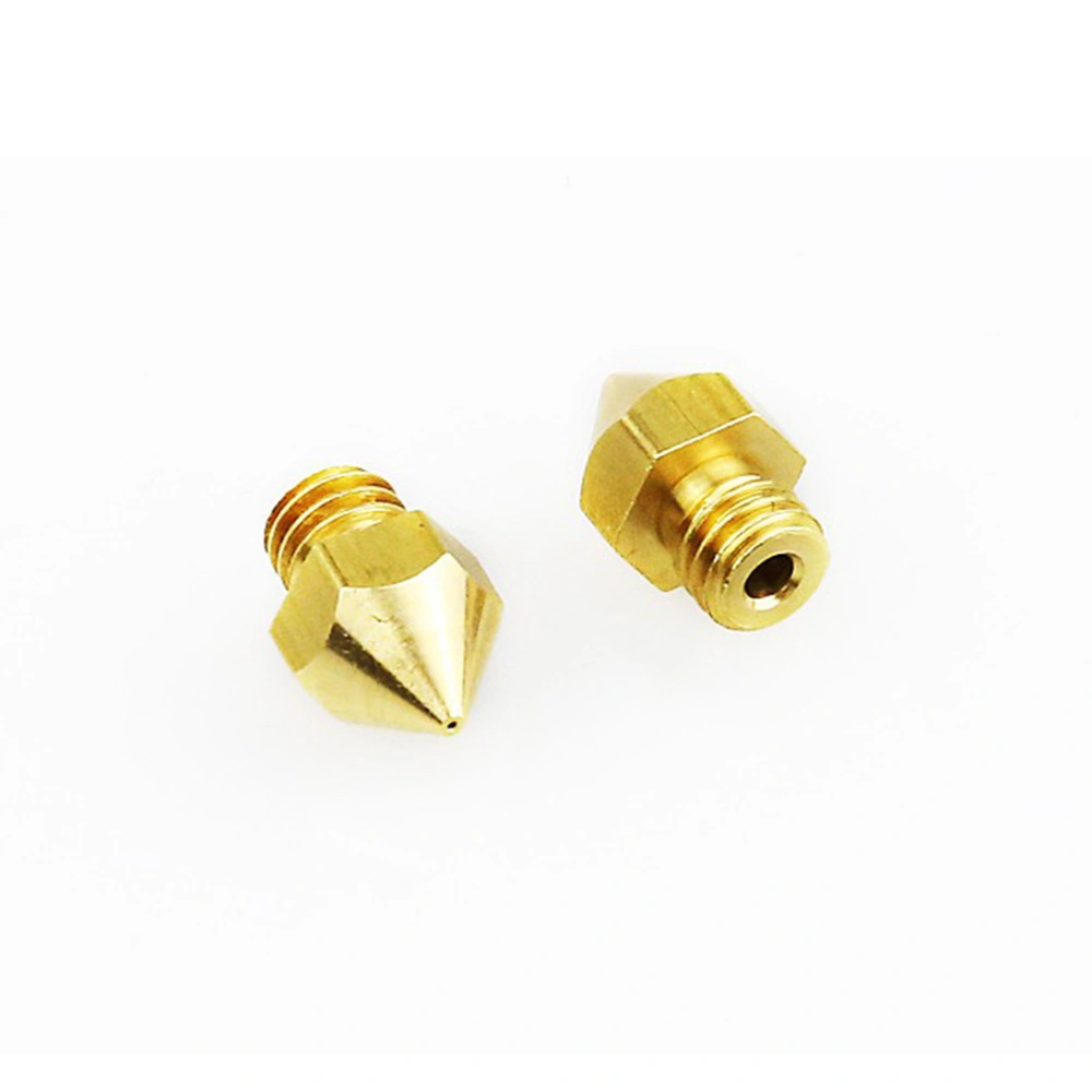 6pcs 3D Printer 0.2mm 0.3mm 0.4mm Extruder Brass Nozzle Head for Printer Accessory