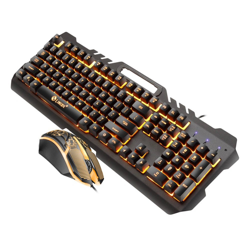 1 Set Gaming Keyboard RGB Backlit USB Electronic Mouse Computer Gaming Supply