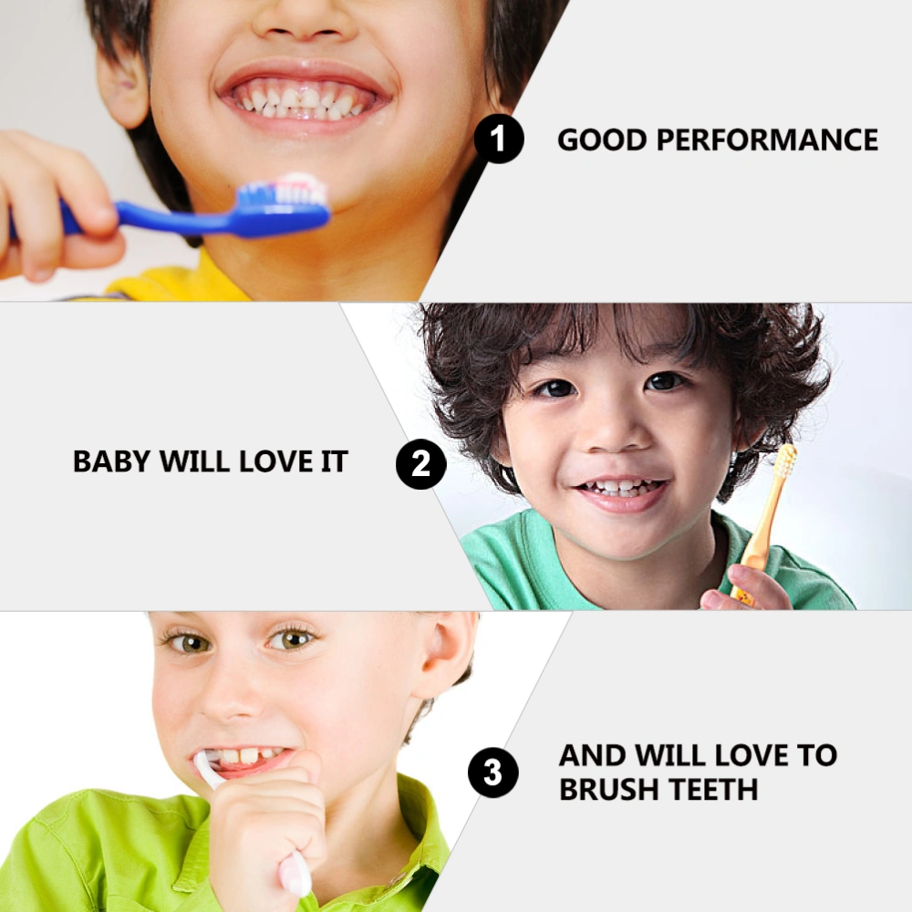 1 set of Baby Toothbrushes Oral Care Tooth Brushes Infant Training Toothbrushes