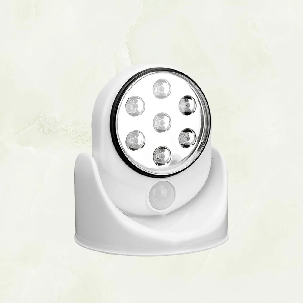 180 Degree Rotation Led Light PIR Motion Sensor Corridor Light Garden Lamp Bedroom Nightlight for Home without Batteries