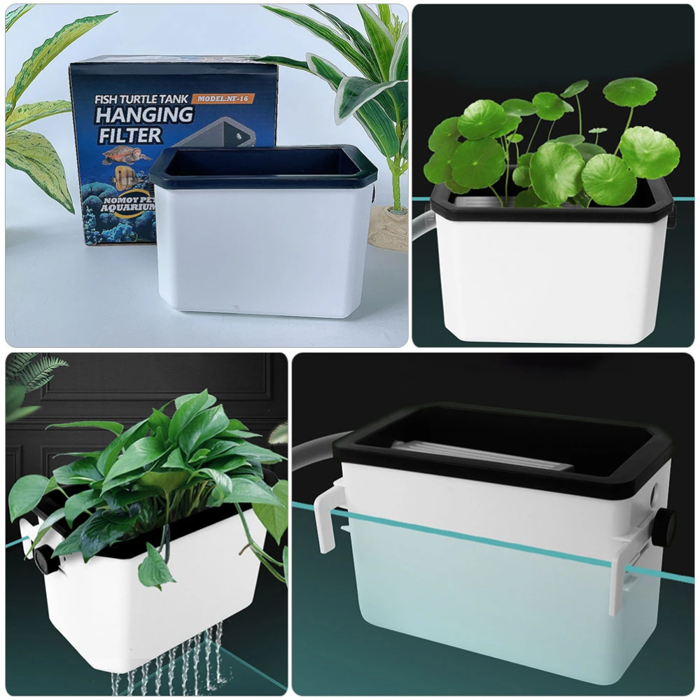 Fish Tank Plant Filter Hanging Aquarium Filter Tool Water Filtration Box Aquarium Supply