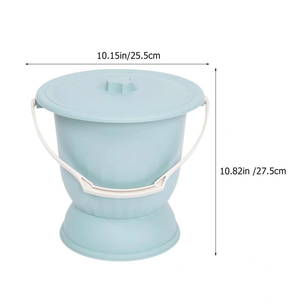 Plastic Chamber Pot Lightweight Adult Child Urinal Pot High Base Spittoon Random Color