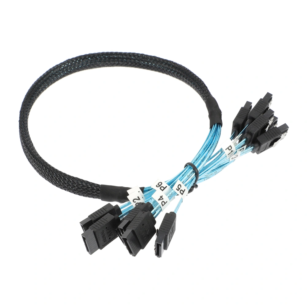 SATA to SATA Cable 0.5-meter Hard Drive Data Cable 7pin SATA Extension Cable