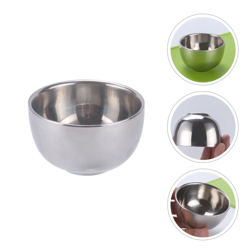 2Pcs Stainless Steel Cups Double Layer Coffee Cups Heat Insulation Water Cups