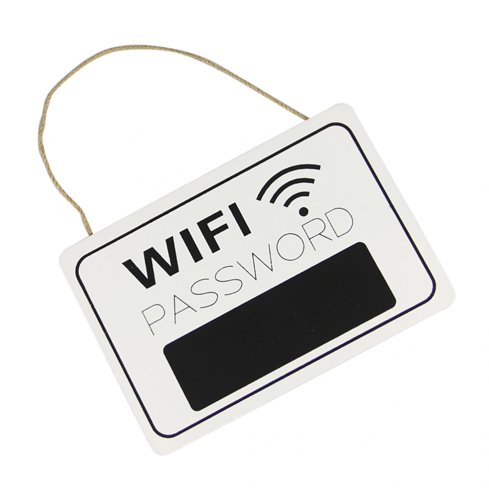 Rustic WIFI Password Hanging Tag Store Door Sign Mural Hanging Pendant Layout Ornament Wooden Plaque Pendant Decoration Wall 
    Wifi Show Hanging Accessories