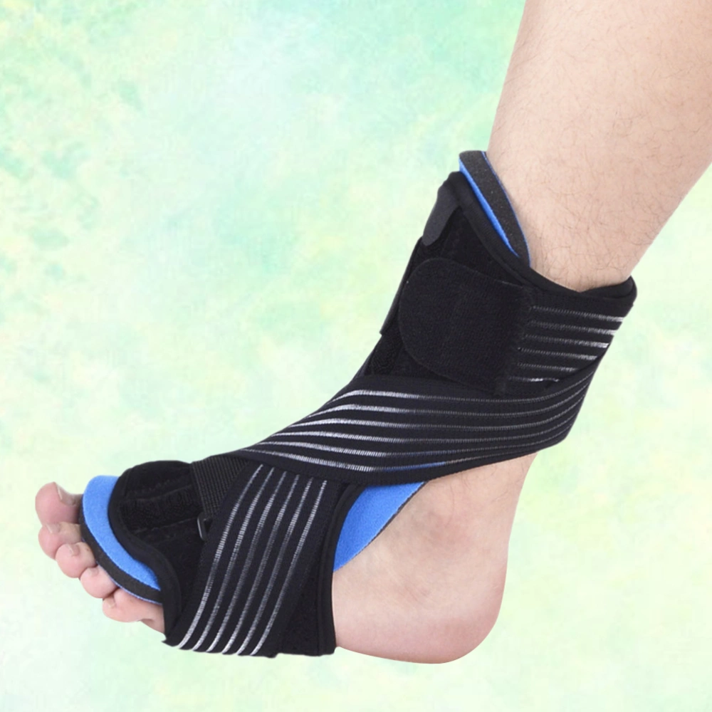 Plantar Fasciitis Dorsal Night and Day Splint Foot Orthosis Stabilizer Adjustable Drop Foot Orthotic Brace Support Pain Relief(Black)