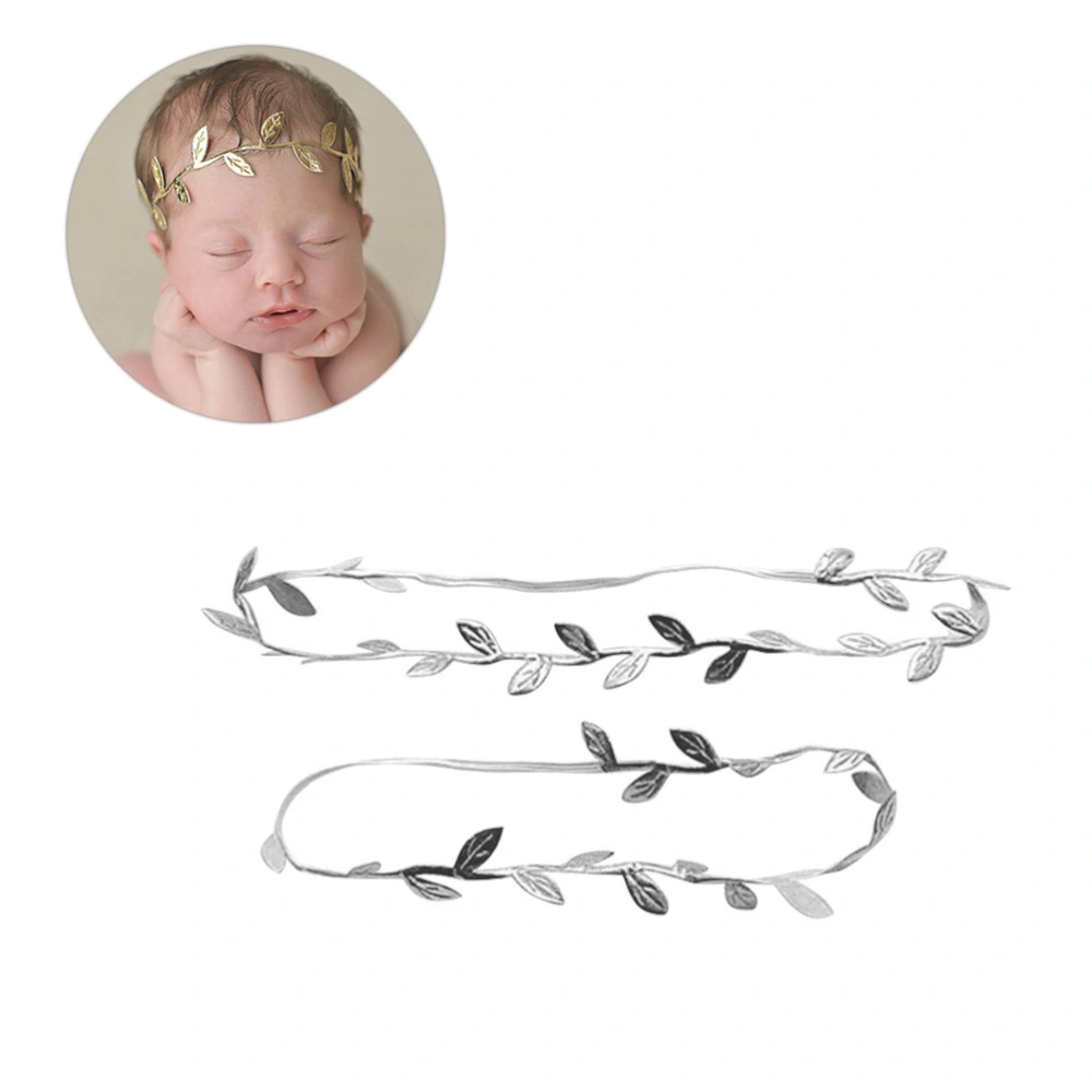 3 Sets Parent-child Hair Band Hair Accessaries Handmade European Style for Parent and Baby (Silver)