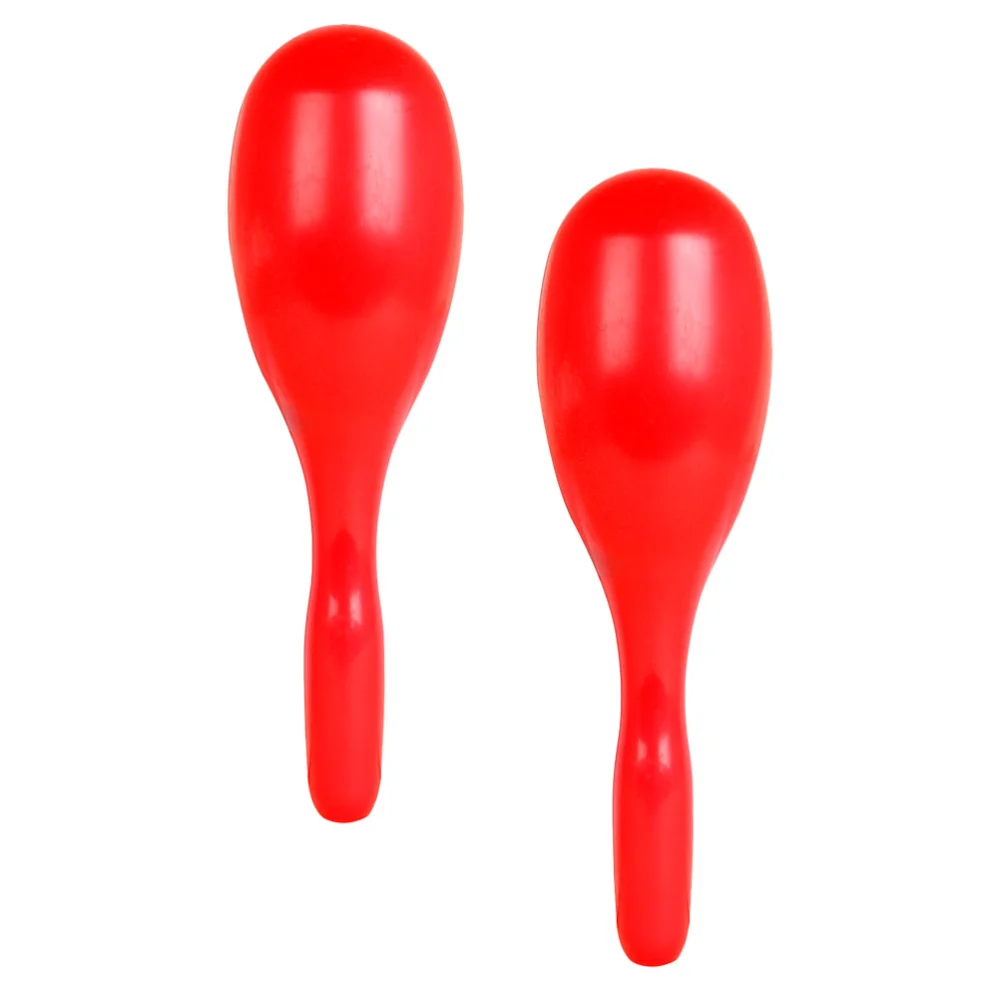 1 Pairs Simple Shaking Maracas Plastic Maracas for Kids Percussion Toy for Kids