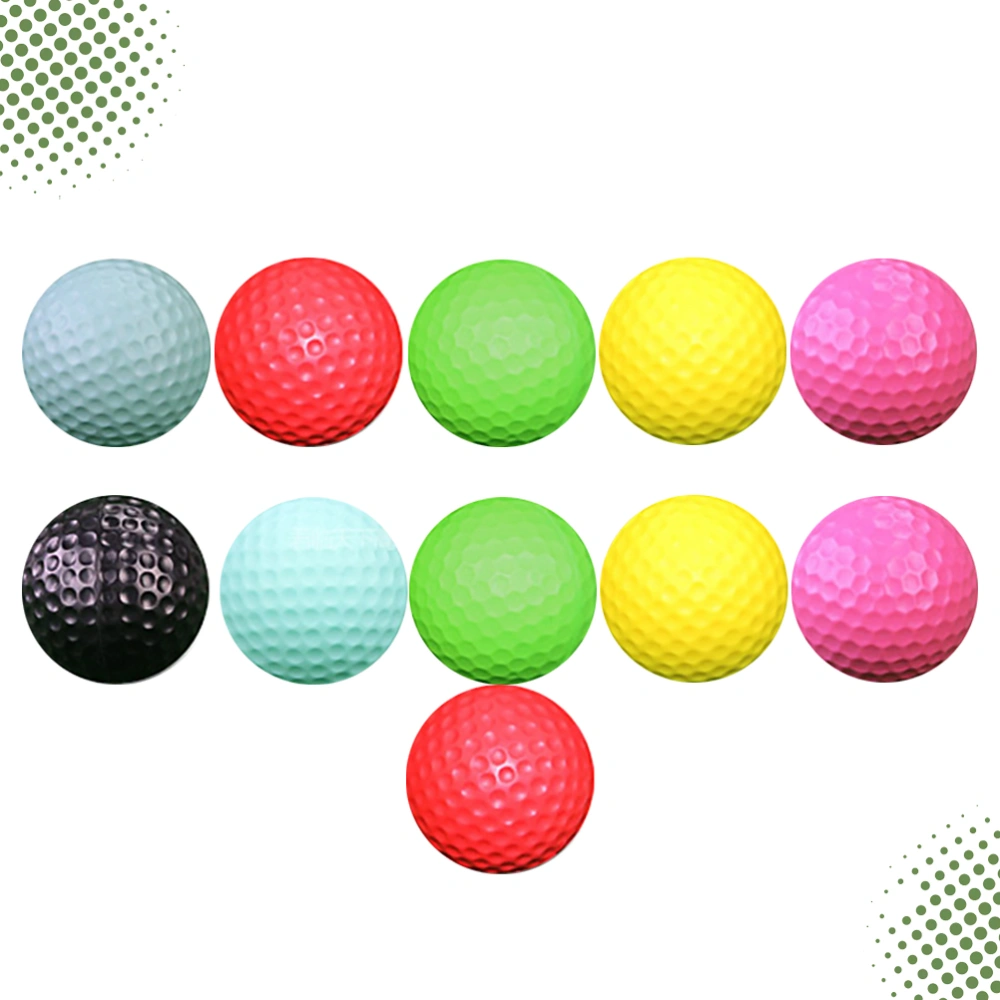 11pcs PU Sponge Balls Training Ball Funny Ball Toy Indoor Practice Balls