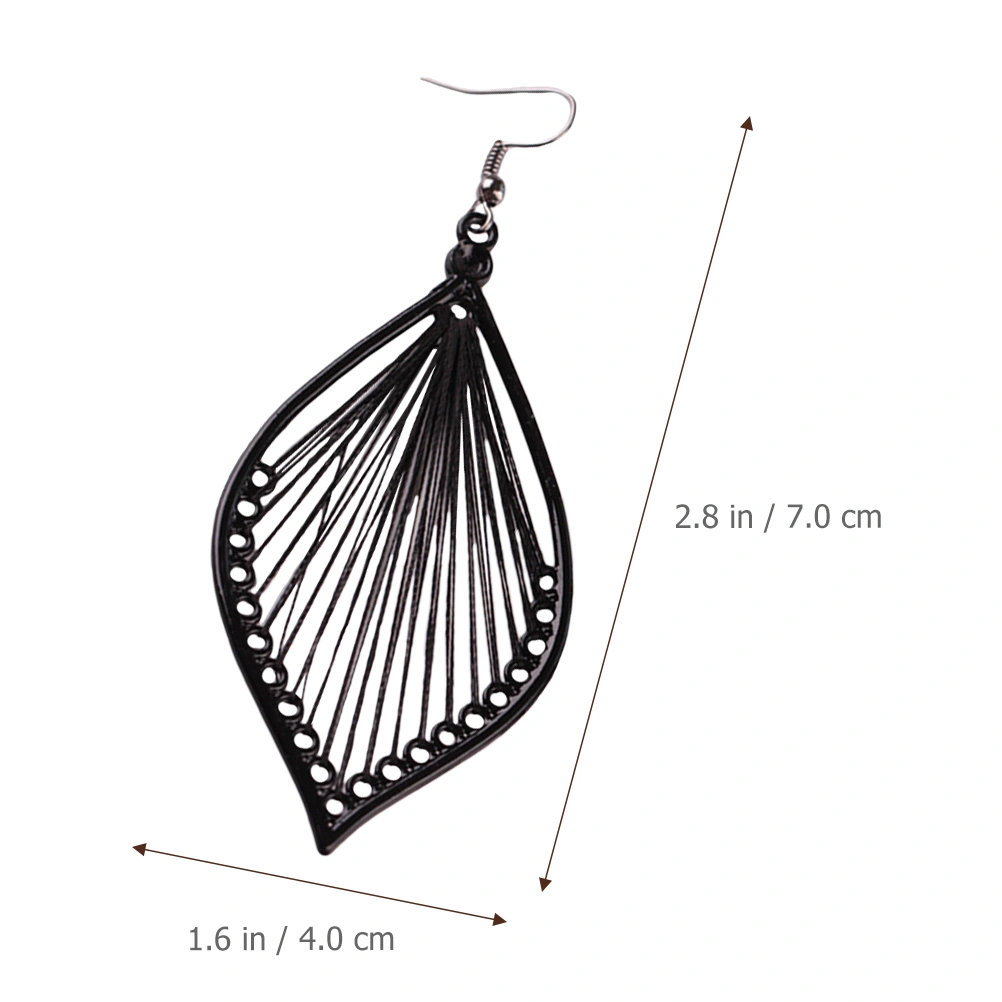 1 Pair Bohemian Earrings Leaf Dangle Earrings Bohemian Jewelry for Women