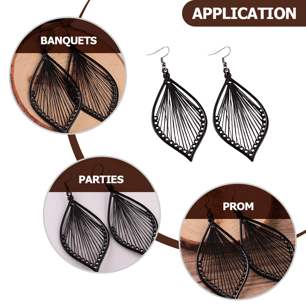 1 Pair Bohemian Earrings Leaf Dangle Earrings Bohemian Jewelry for Women