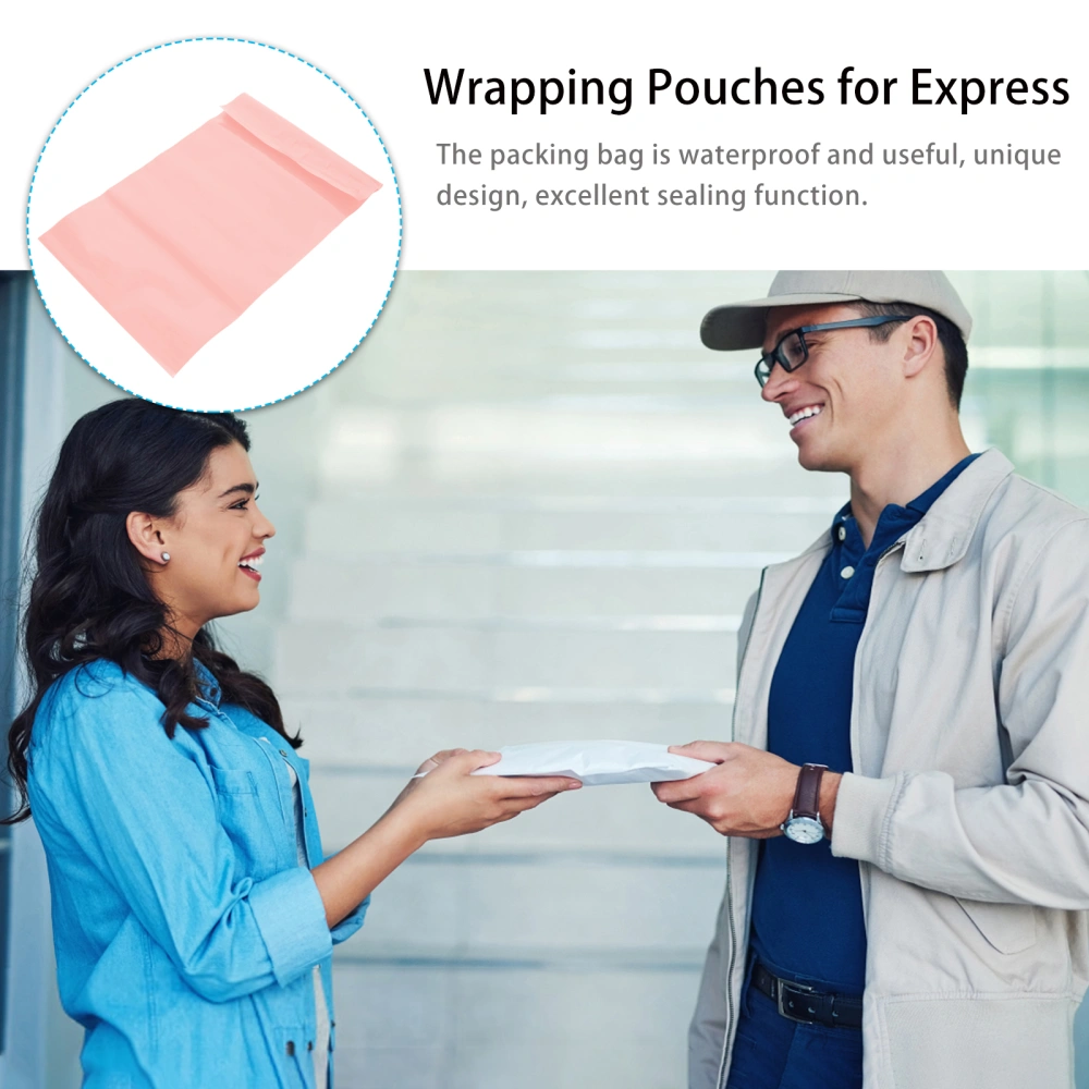 100pcs Wear-resistant Bright Color Express Packing Pouch Express Delivery Package Bag