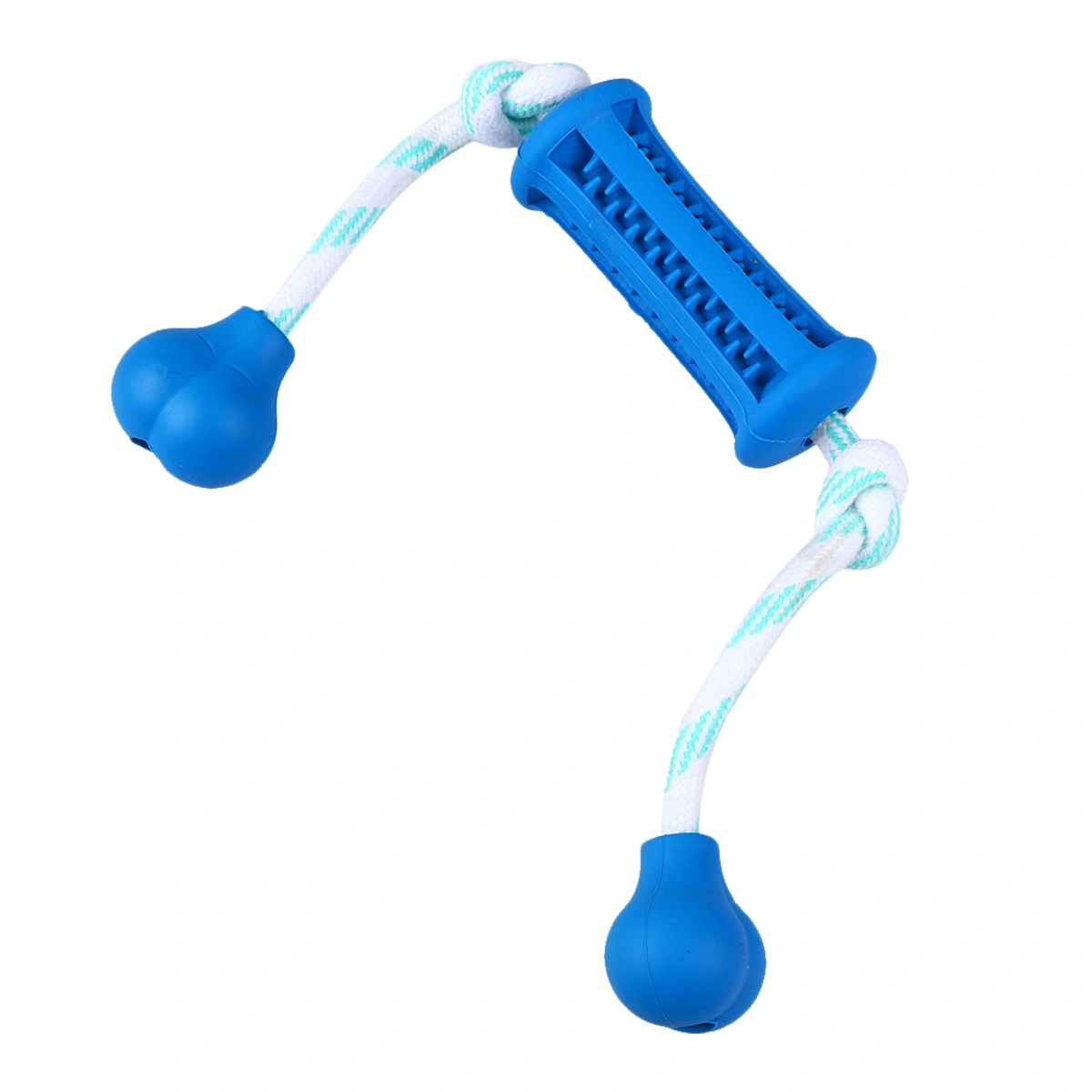 1Pc Dog Toys Pet Tooth Care Tooth Cleaner Brushing Stick Trainging Dog Chew Toy Dogs Toothbrush Doggy Puppy Dental Care (Blue)
