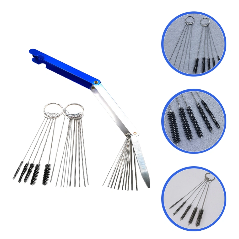 3 Sets Carburettor Cleaner Cleaning Needles and Brushes Set for Motorcycle ATV