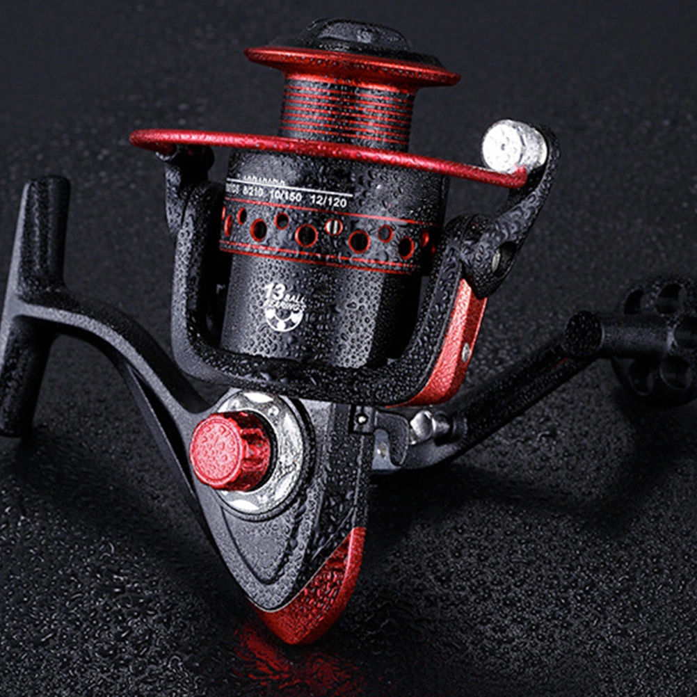 Fishing Reel Fish Wheel Fishing Feeder Reel Fishing Tackle (Type 3000 Red)