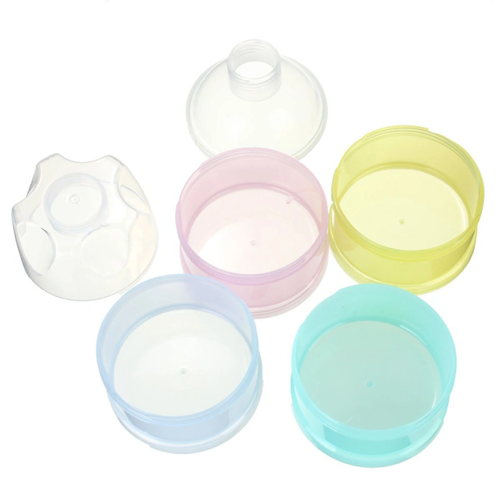 4 Layers Non-Spill Baby Milk Powder Dispenser Storage Container