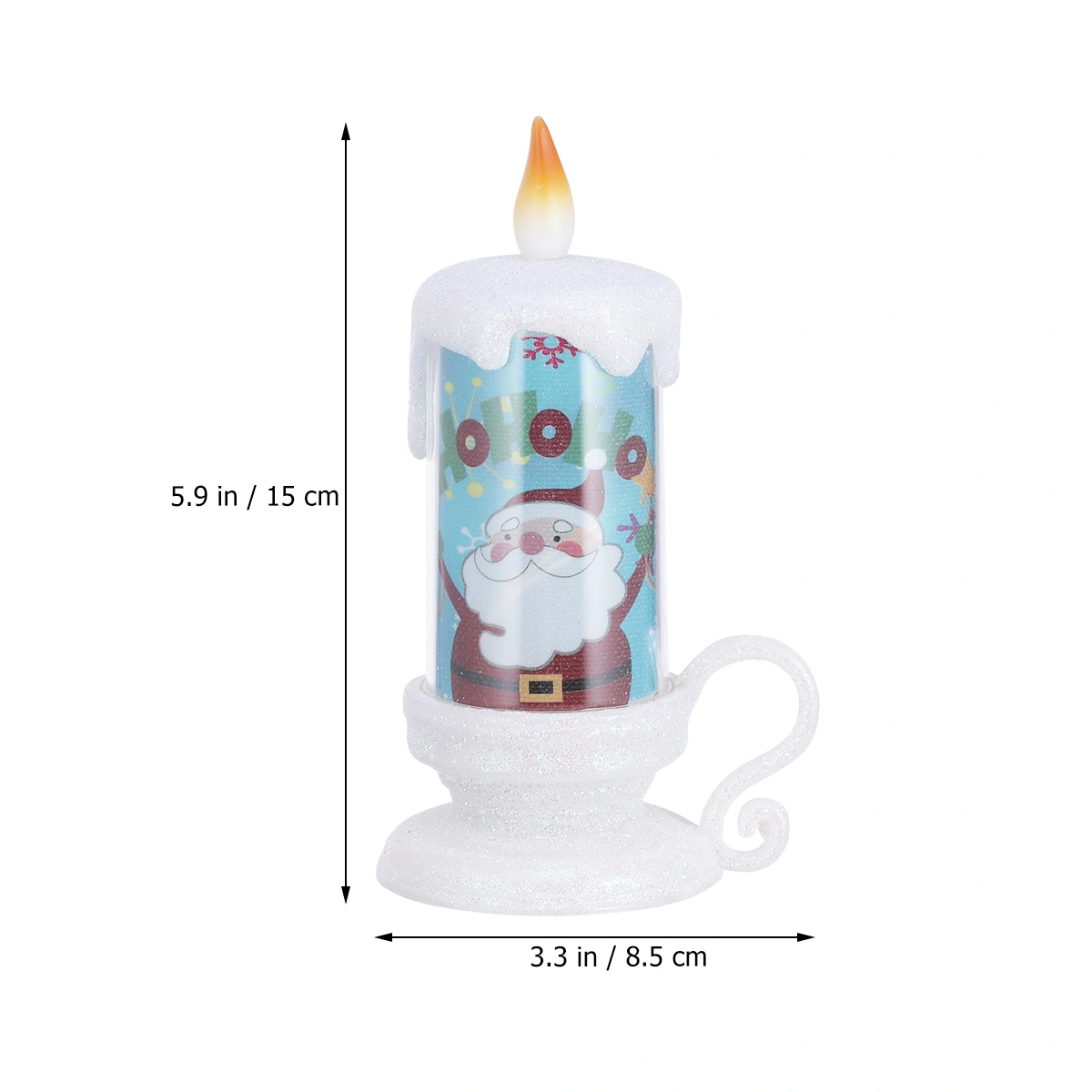 Snowman LED Night Light Decorative Christmas Candle Lights Party Supplies for Bar Home