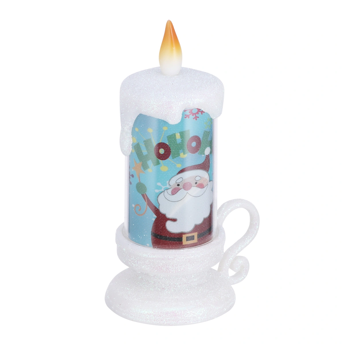 Snowman LED Night Light Decorative Christmas Candle Lights Party Supplies for Bar Home