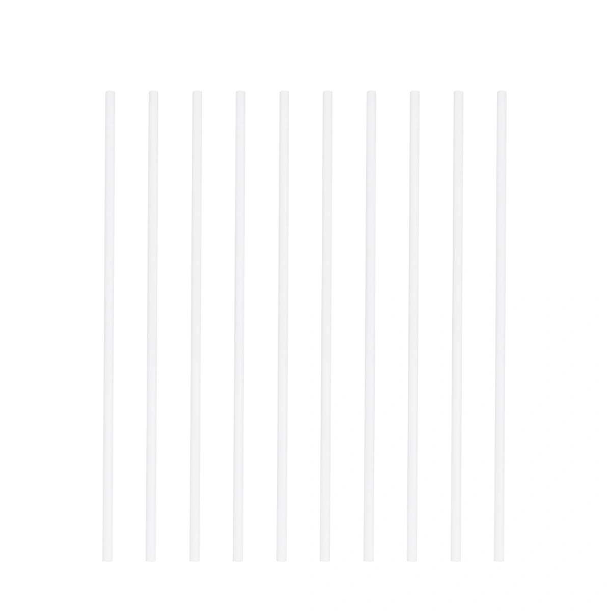 2 Packs of 200PCS Lollipop Paper Sticks Colorful Baking Paper Sticks Food Special Paper Sticks Chocolate Candy Paper Stick DIY Baking Tool for Home Store Use White Size 2