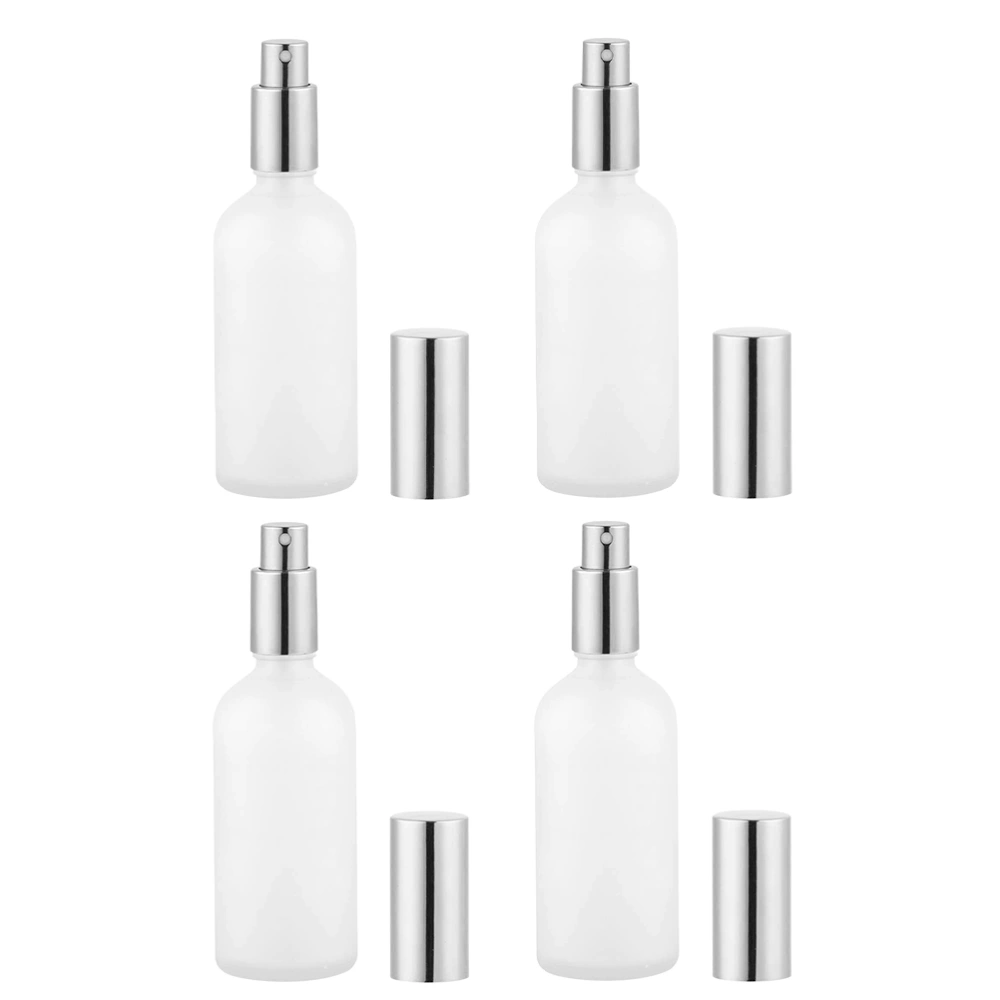 4pcs Spray Perfume Bottles Portable Refillable Glass Essential Oil Atomizer