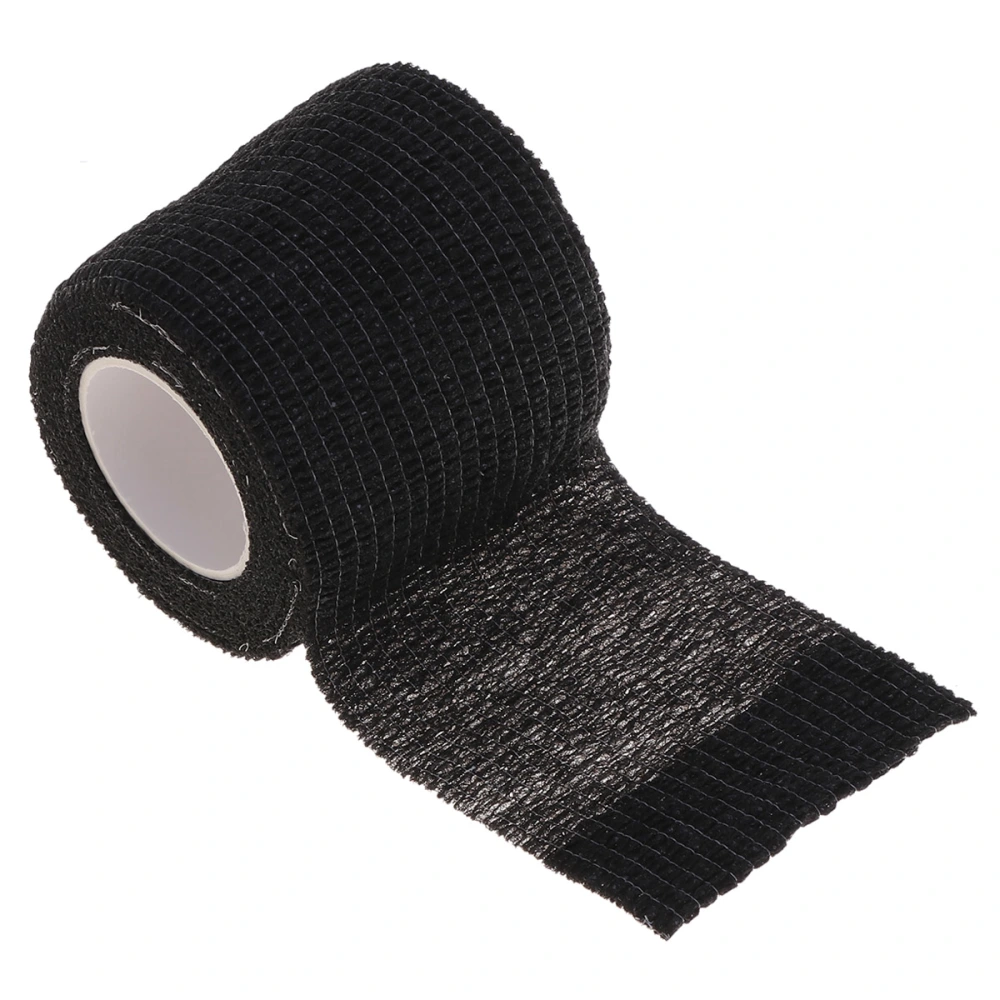 10pcs Non-Woven Bandage Self-Adhesive Elastic Protective Bandage for Daily Outdoor (Black)