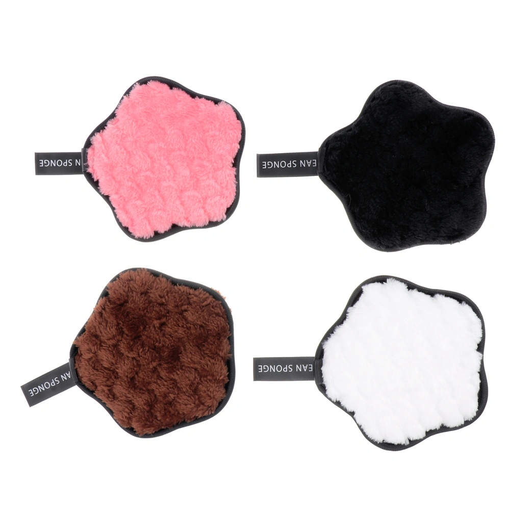 8pcs Reusable Makeup Removing Pads Face Cleansing Pads Cosmetic Removing Cleaning Puff