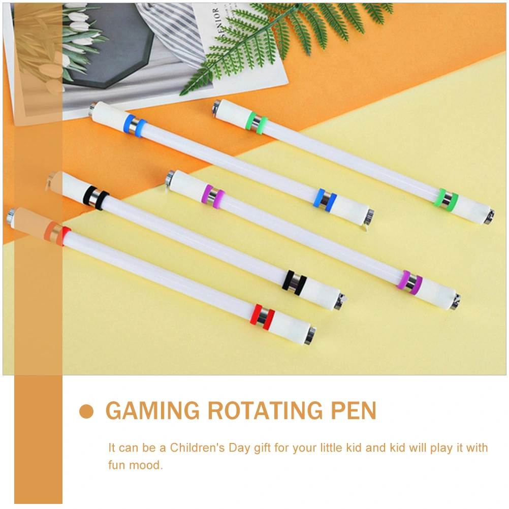1 set of Finger Pens Glowing Rotating Pens Interesting Flying Pens for Students