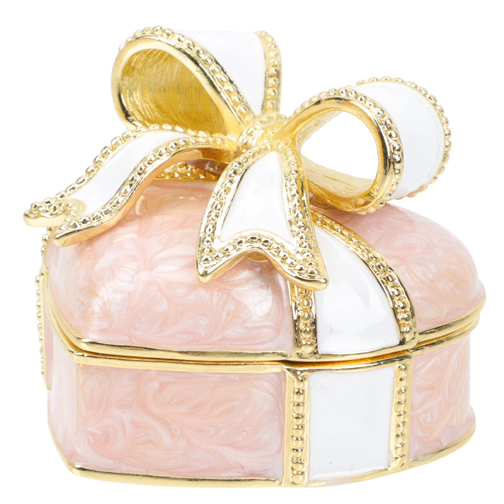 Rings Storage Box Multipurpose Storage Case Heart-shaped Jewelry Case Gift Box