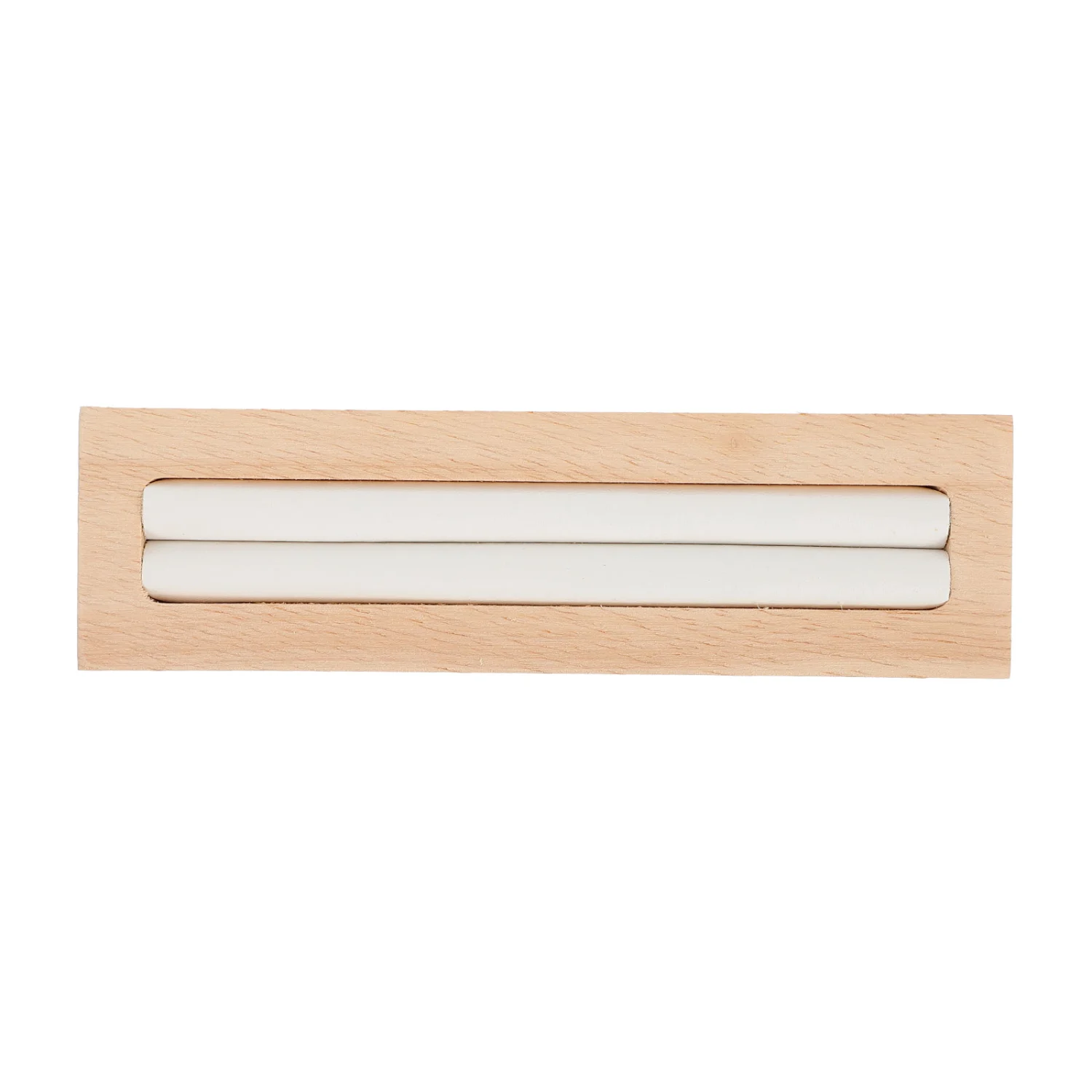 1pc Beech Jewelry Tray Decorative Ring Plate Decorative Jewelry Storage Holder