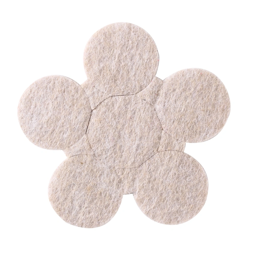 10pcs Round Felt Pads 2.9cm Diameter Floor Protector Pad for Table Chair Furniture