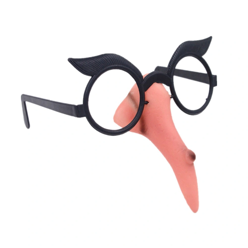 Long Nose Witch Glasses Fancy Dress-up Costume Props for Halloween Masquerade Cosply Costume Party Performance