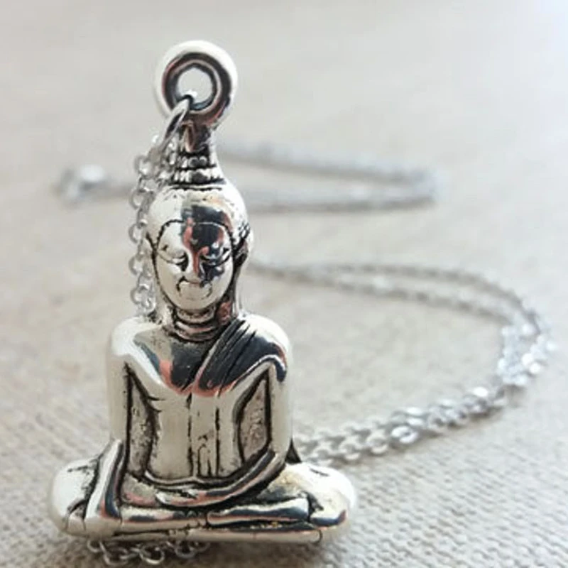 Pendant Necklace Buddha Necklace Vintage Necklace Mens Personalized Necklace Jewelry