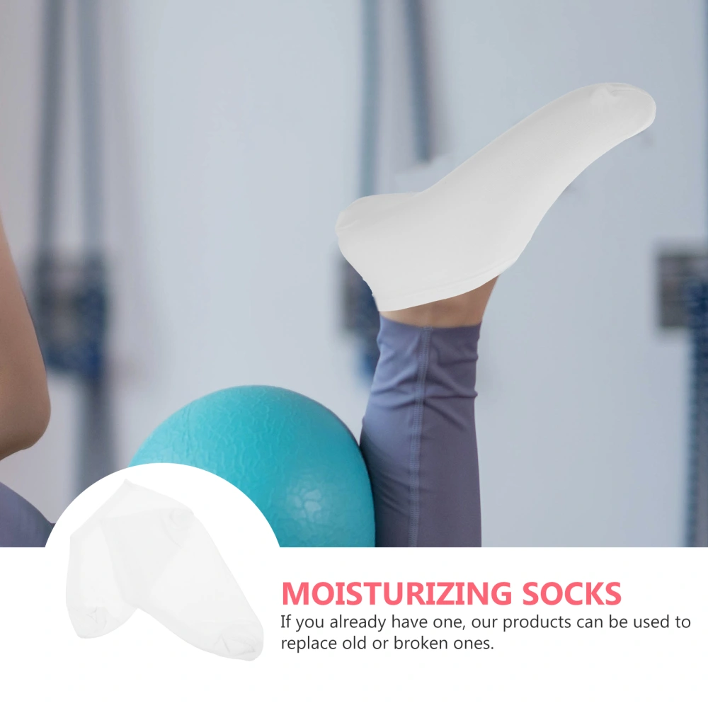 4pairs Practical Moisturizing Cotton Spandex Socks Anti-crack Care Foot Socks