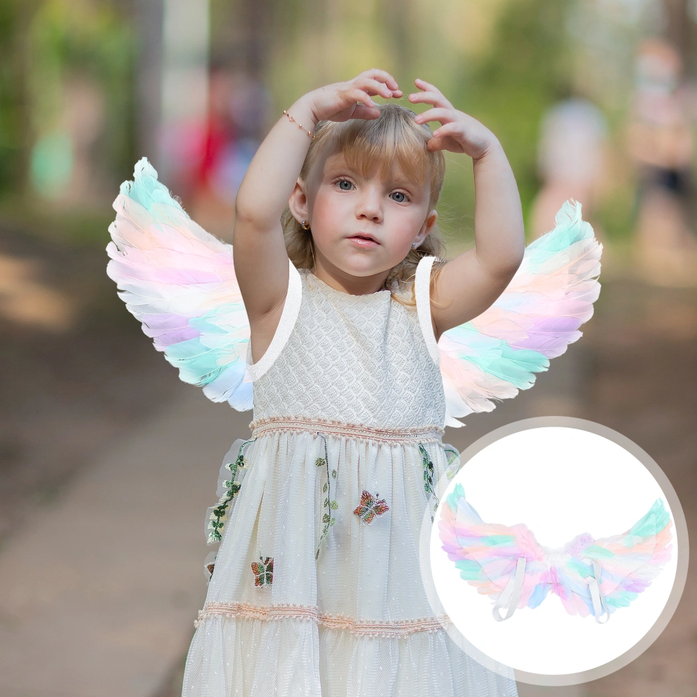 Party Performance Adornment Prop Adorable Children Plume Wing Adornment