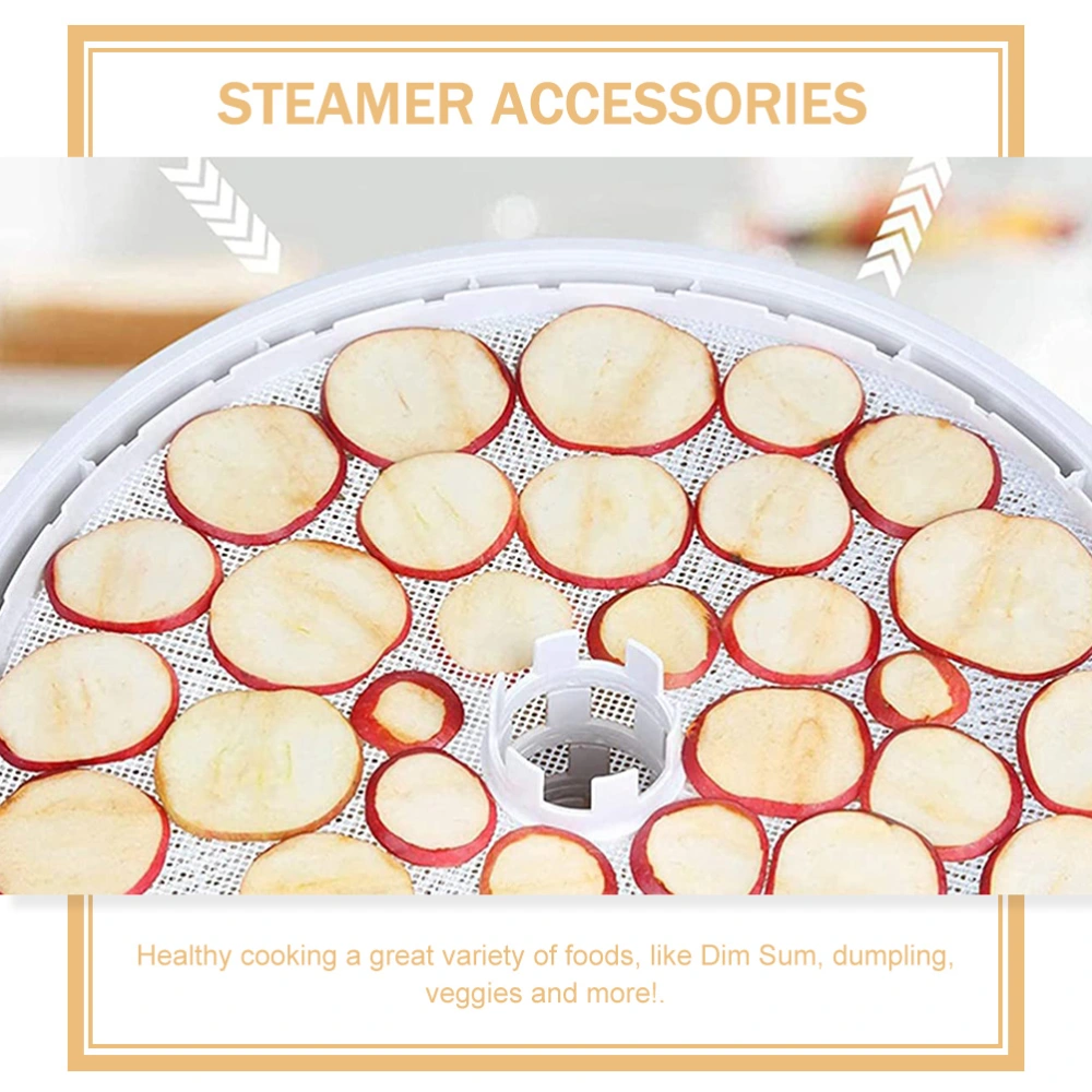 6Pcs Anti-skid Steamer Liner Round Steamer Liners Silicone Steamer Pad Steamer Supply