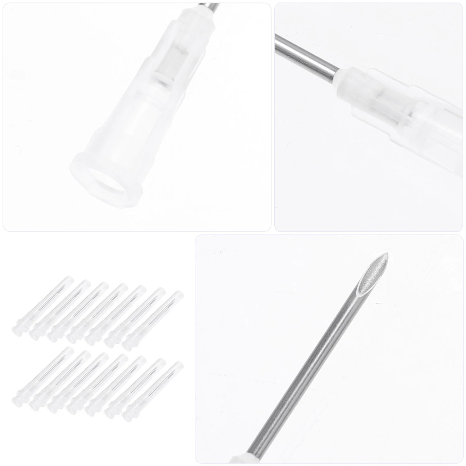 100 pcs Dispensing Needle Tip Stainless Steel Syringe Needle for Glue Dispensing
