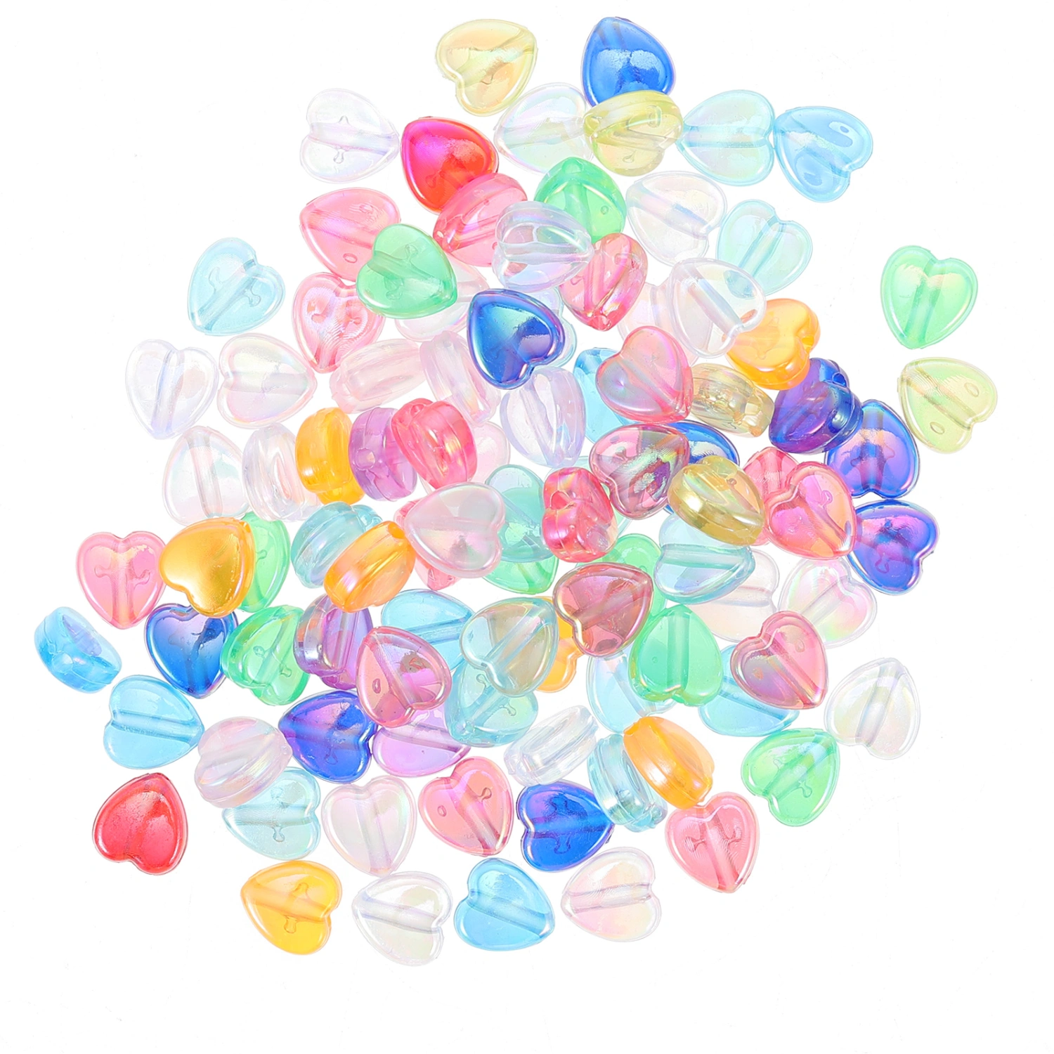 1 bag of Acrylic Beads Decor DIY Bracelet Necklace Loose Beads Jewelry Beads