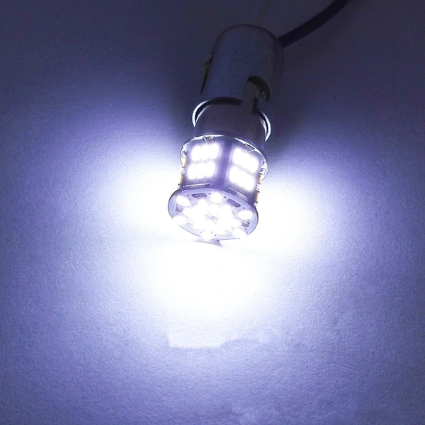 2pcs 650 Lumens 1156 3014 54 SMD Chipsets Led Bulb For Back Up Reverse Lights / Brake Lights / Tail Lights / Rv light / Xenon White (White)