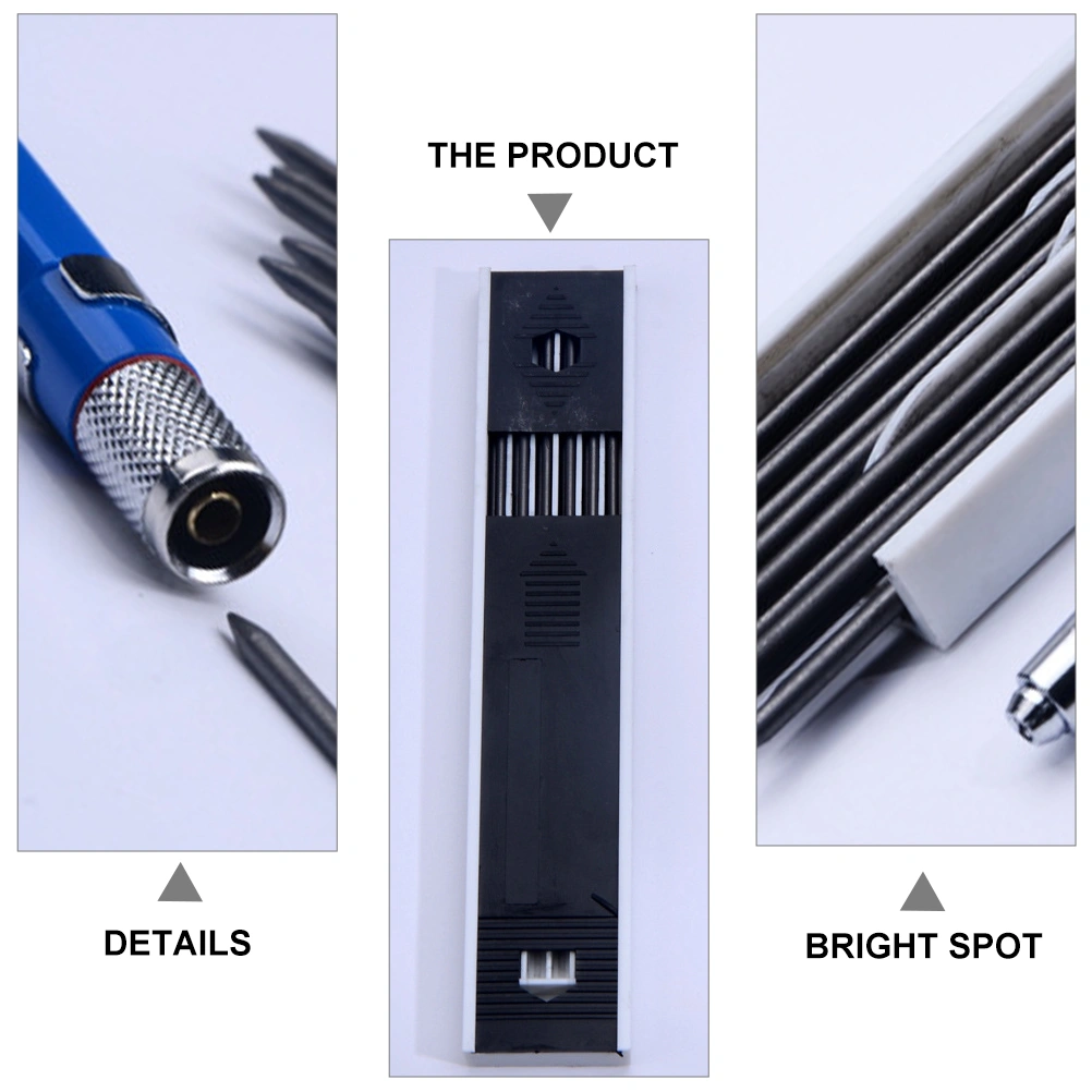 2 Sets Mechanical Pencil Automatic Lead Pencils for Carpenters Drawing Marking