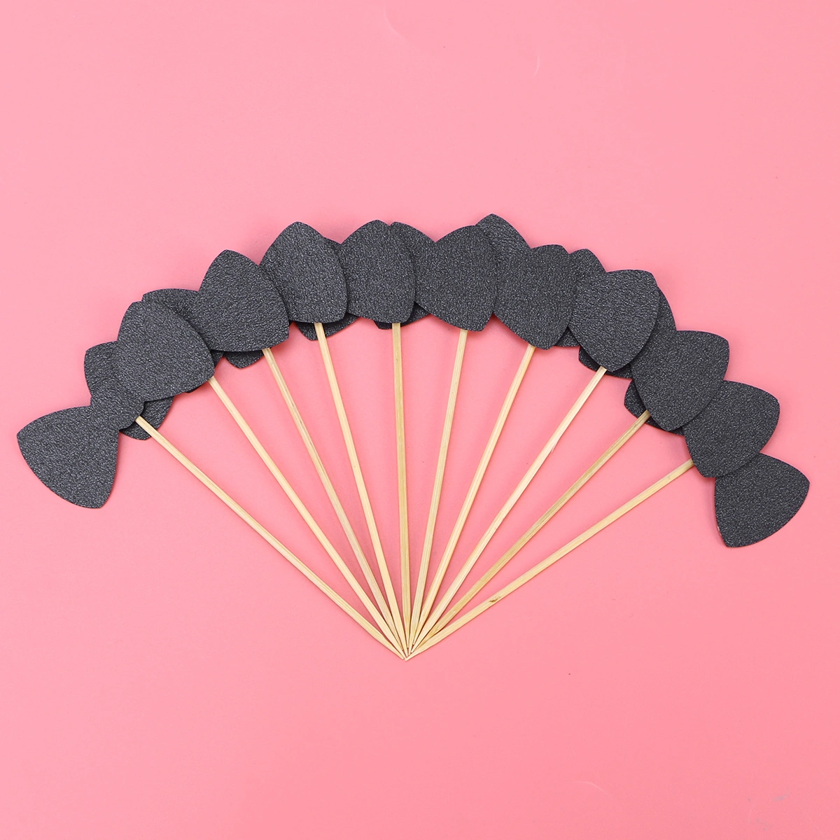 10 Pcs Cake Cupcake Toppers Decoration Cake Picks for Birthday Party(Bow-knot)