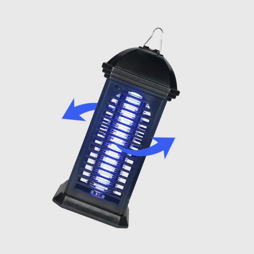 Electric Mosquito Repellent Lamp Photocatalyst Insect Killer Light for Home with US Plug (Black)