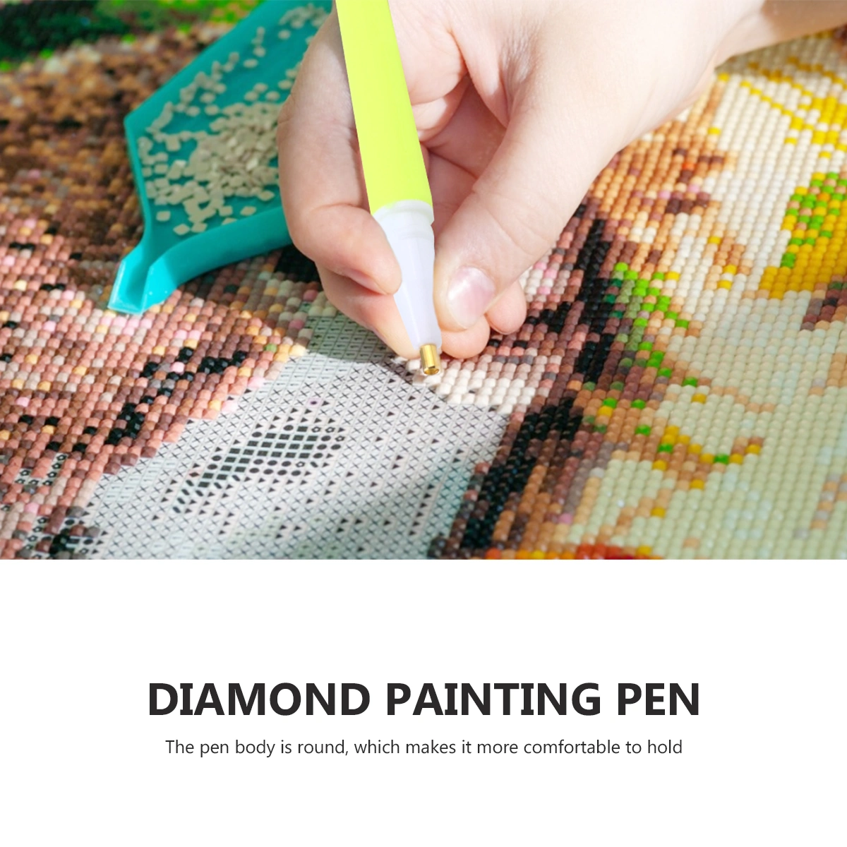 3 Pcs  beads painting Pen Funny Diamond Pen DIY Diamond Embroidery Tool