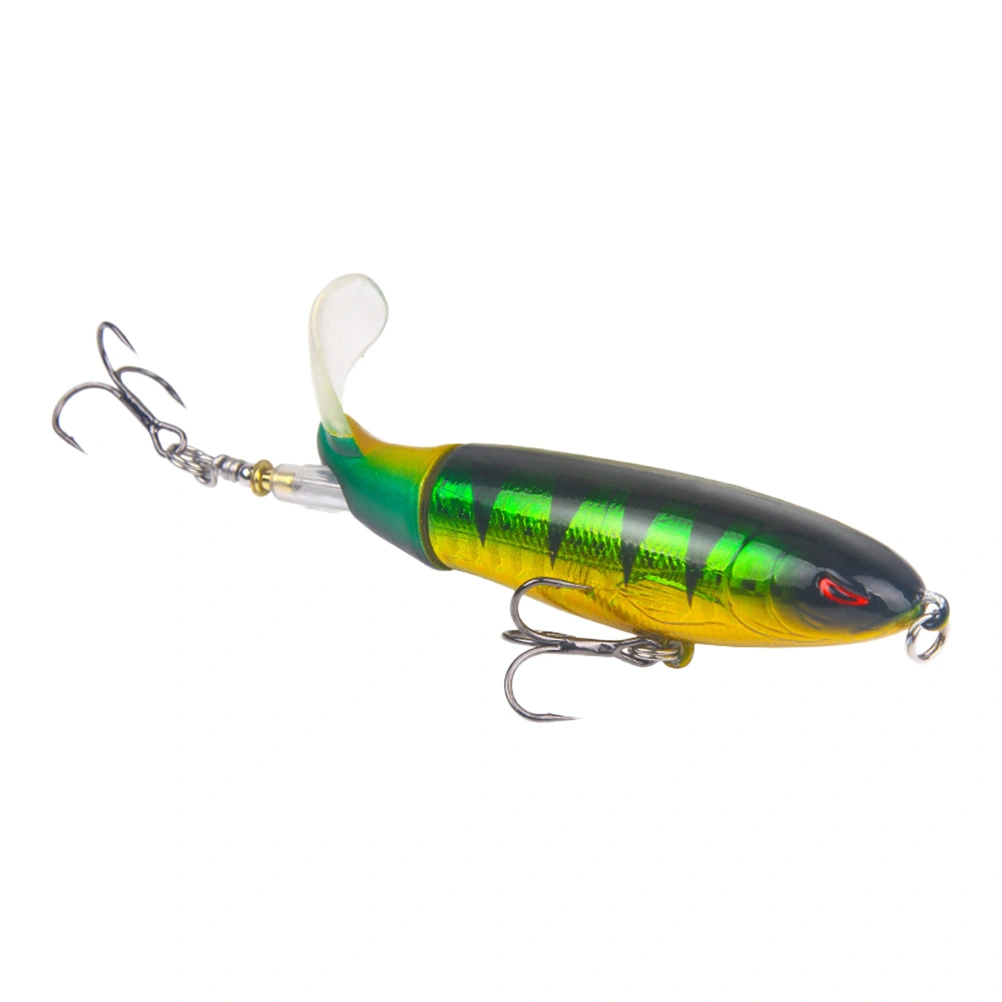 13G Fishing Lure Bait Artificial Hard Bait Salmon Bass Fishing Lures Fishing Tackle Accessories Rotating Tail Tackle (7#)