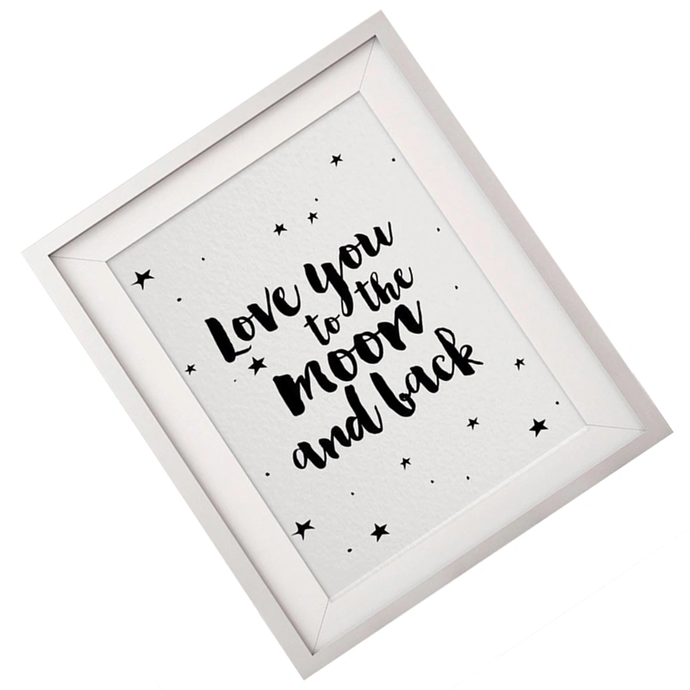 Love You to the Moon and Back Modern Wall Art Canvas Wall Decorative Painting for Home Decor 30 x 40cm