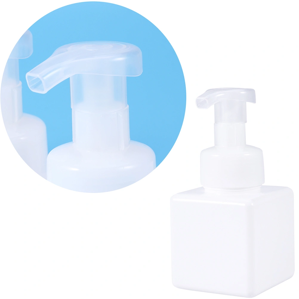 2PCS Foaming Soap Bottles Dispenser Empty Refillable Pump Bottle Liquid Soap Containers (250ml and 450ml for Each 1pc)