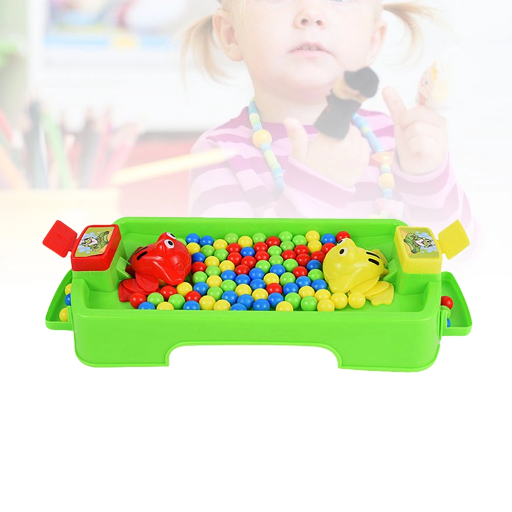 Feeding Frogs Swallow Beads Eatting Beans Anti-Stress Toys Desktop Games Parents-child Games Toys Two-player Game(24 Beans)