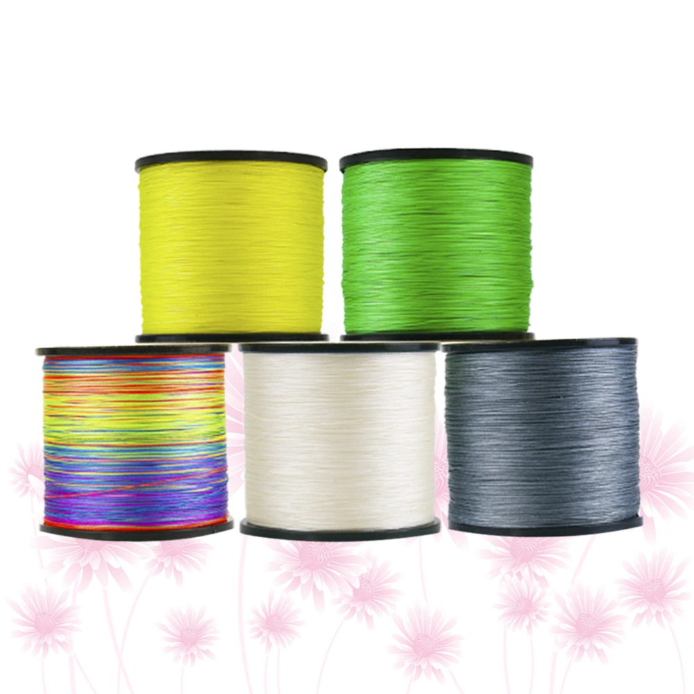 500m Fishing PE Line Braided Fishing String Strong Horse Main Strings 4 Strands Multifilament Fishing Lines No.1.0 (Random Color)